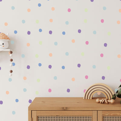 Pastel Dot Stickers