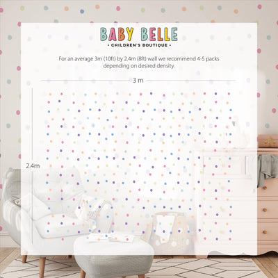 Pastel Dot Stickers