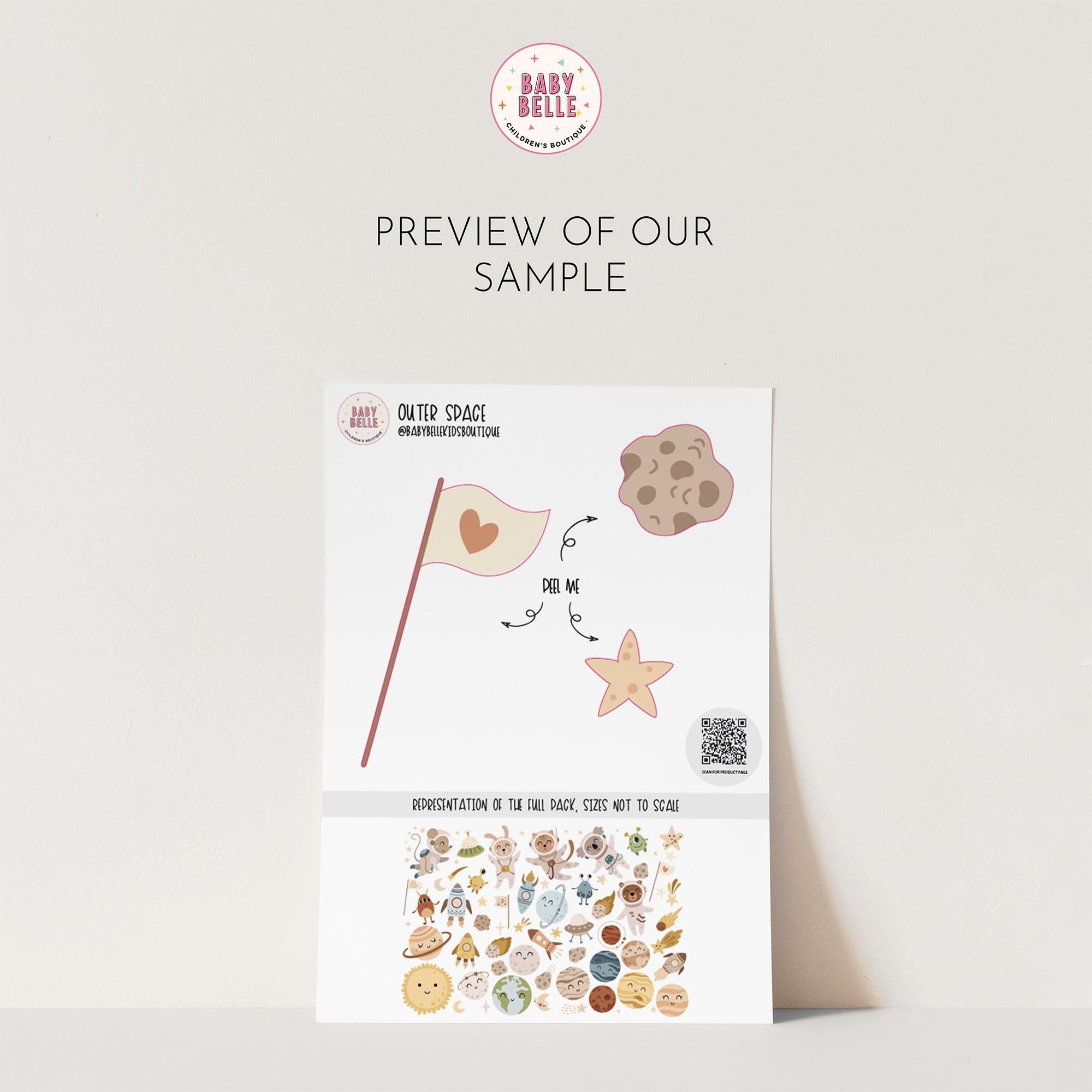 Space Wall Decals, Solar System Nursery Decor, Removable Planet Wall Stickers, Polka Dot Decals, Peel and Stick, Planets, Valentines Day