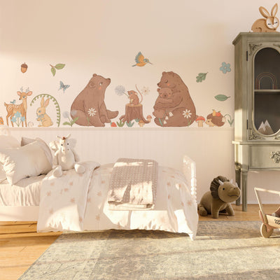 Woodland Animals Wall Decals: Peel & Stick Nursery Decor
